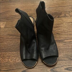 Steve Madden Elegant Black Women's Open-Toe Shoes (7)